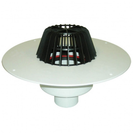 Покрівельна воронка Hutterer&Lechner GmbH DN160 вертикальний випуск з ПВХ-консоллю (HL62P/5)