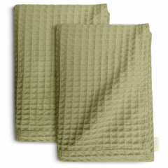 Вафельні рушники COSAS Sage Greek Waffle Зелений 2 шт Южноукраїнськ