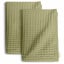 Вафельні рушники COSAS Sage Greek Waffle Зелений 2 шт Южноукраїнськ
