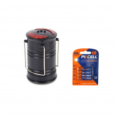 Кемпінговий ліхтар Superfire T56 5 Вт + Батарейка PKCELL Ultra Alkaline AAA LR03 1.5V 4 шт (2561232)