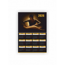 Календар-плакат Vivay 2026 Салон краси А3 Різнокольоровий (hub_suxnky)