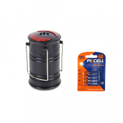 Кемпінговий ліхтар Superfire T56 5 Вт + Батарейка PKCELL Ultra Alkaline AAA LR03 1.5V 4 шт (2561232) Кам'янка-Дніпровська