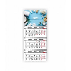 Квартальний настінний календар Vivay 2026 Масажний кабінет 30x65 см Різнокольоровий (hub_2jpxbg) Київ