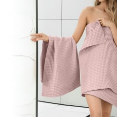 Рушник вафельний COSAS Flamingo Greek Waffle 45x90 см Рожевий Київ