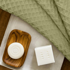 Рушник вафельний COSAS Sage Greek Waffle 75x75 см Зелений Київ