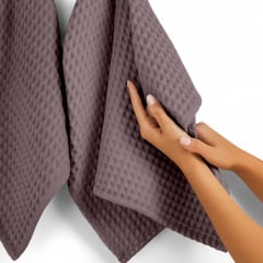 Рушник вафельний COSAS Aurora Greek Waffle 115x100 см Лавандовий Київ