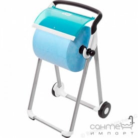 Напольный диспенсер для материалов в рулонах Tork 652008 красный-черный