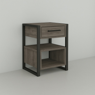 Тумба для передпокою Tobi Sho Степ ЛТ-8 у стилі Лофт з шухлядою, 460х350х600 мм Хортиця