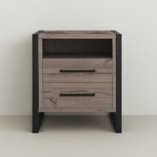 Тумба для передпокою Tobi Sho Фрейм ЛТ-7 у стилі Лофт з двома шухлядами, 460х350х600 мм Хортиця