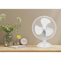 Вентилятор настольный Ardesto FT-23A 23 см 30 Вт Белый (iz16853) Геническ