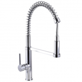 Змішувач для кухні Topaz Sardinia TS-08401-H71 з гнучким виливом, хром