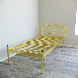 Кровать Tobi Sho PALERMO-1 односпальная металлическая 200X80 Золотой