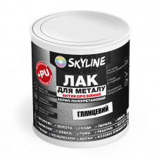 Лак для металла Skyline Антикоррозийный Акрил-полиуретановый Глянцевый 0.75 л Прозрачный (2827024103)