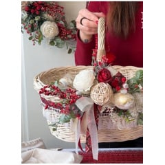 Пасхальная корзина “украинская вышиванка”, 35х22 см Братское