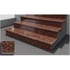 Гранітні сходинки капустинські червоні Тернопіль