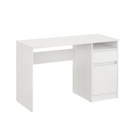 Стіл письмовий Компаніт Німфея альба Аспірант 120.4х75.4х53.4 см Білий