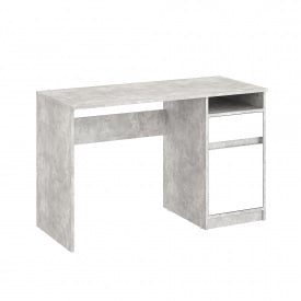 Стол письменный Компанит Аспирант Ателье комби 120.4х75.4х53.4 см Серо-белый