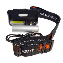 Фонарь налобный аккумуляторный BL-1084 с красным светом 8920 Black Киев