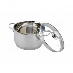 Кастрюля из нержавеющей стали 2.7 л Con Brio CB-1117 для всех видов плит Полтава