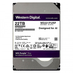 Жесткий диск для видеонаблюдения Western Digital 22TB WD Purple Pro WD221PURP AI (305492) Новая Каховка
