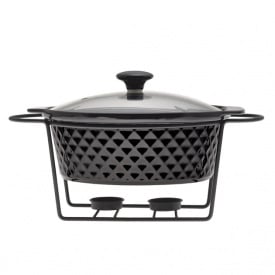 Мармит керамический на подставке 3,5 л 33х28,5х10 см Kamille KM-6427