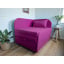 Крісло-ліжко дитяче Tobi Sho Діксі м'яке розкладне правостороннє велюр Fiore Fuchsia, 950х750х700 мм Київ