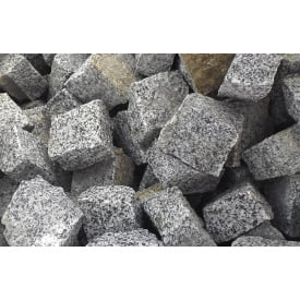 Гранітна бруківкаа колота сіра (Покостівка)