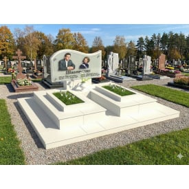 Пам'ятник елітний для двох мармуровий піщаник