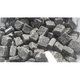 Бруківка гранітна галтована (окатана, зістарена) 10*10*5