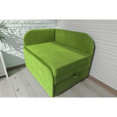 Крісло-ліжко дитяче Tobi Sho Діксі м'яке розкладне лівостороннє велюр Fiore Meadow, 950х750х700 мм Київ