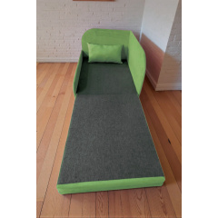 Крісло-ліжко дитяче Tobi Sho Діксі м'яке розкладне лівостороннє велюр Fiore Meadow, 950х750х700 мм Київ