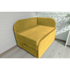 Крісло-ліжко дитяче Tobi Sho Діксі м'яке розкладне правостороннє велюр Fiore Sunny, 950х750х700 мм