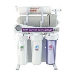 Фільтр зворотнього осмосу Raifil 400G - 3/8 10" Slim з манометром Київ