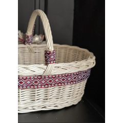 Пасхальная корзина “украинский минимализм”, 34 см Володарск-Волынский
