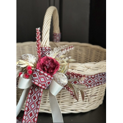 Пасхальная корзина “украинский минимализм”, 34 см Володарск-Волынский