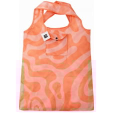 Сумка-шопер складана ALDI 44x38 см Помаранчево-бежевий (2867069464)