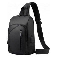 Мужская сумка-слинг Confident 29x18x13 см Черный (1832014933)