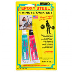 Клей 4-хвилинний для металу ABRO ES-507 Epoxy Steel 57 г Броди