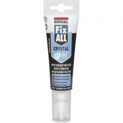 Клей-герметик SOUDAL FIX ALL Crystal Кристально-чистый Прозрачный 125 мл Краматорск