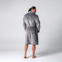 Халат чоловічий COSAS Velvet Mood S-M Графітовий (VelvetMood_man_grey_sm) Токмак