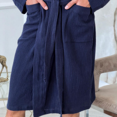 Халат чоловічий COSAS Muslin Kimono 2XL Синій (MuslinKimono_muslin_2XL) Запоріжжя
