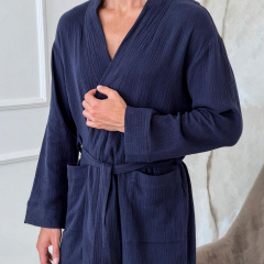 Халат чоловічий COSAS Muslin Kimono 2XL Синій (MuslinKimono_muslin_2XL) Запоріжжя