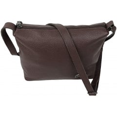 Жіноча сумка наплічна Borsacomoda 21x11x29 см Темно-коричневий (810.037) Київ