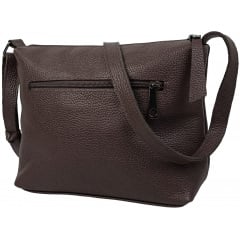 Жіноча сумка наплічна Borsacomoda 21x11x29 см Темно-коричневий (810.037) Київ