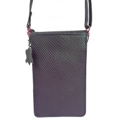 Жіноча сумка для документів UP2 Fashion 17x11x2 см Темно-фіолетовий (2821307539) Київ