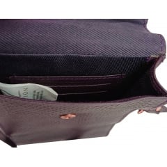 Жіноча сумка для документів UP2 Fashion 17x11x2 см Темно-фіолетовий (2821307539) Київ