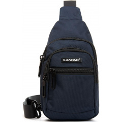 Сумка мужская через плечо LANPAD 13x19x8 см Синий (2618952731) Жмеринка