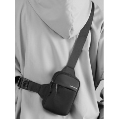 Чоловіча сумка-слінг Confident 12x3x17 см Чорний (SATN02-2042A) Київ