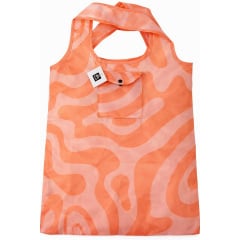 Сумка-шопер складана ALDI 44x38 см Помаранчево-бежевий (2867069464) Братське