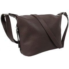 Жіноча сумка Borsacomoda 22x11x26 см Темно-коричневий (2860850139) Київ